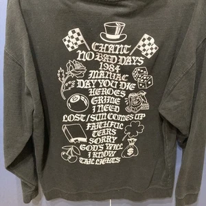Macklemore Ben Tour Black Hoodie in Black with Songs Listed on Back XXL - Picture 1 of 6