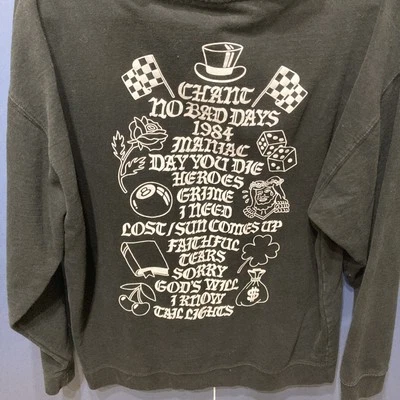 Macklemore Ben Tour Black Hoodie in Black with Songs Listed on Back XXL - Image 1 of 4