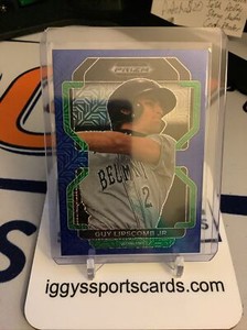 Guy Lipscomb Jr. BLUE MOJO PRIZM - 2022 Panini Prizm Draft Picks Baseball