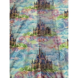 Vaso 9x14 Algodón Spandex Tejido (estira) Corte Tela - Castillos Mágicos - Imagen 1 de 1