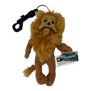 Vintage Wizard Of Oz Plush Lion Backpack Key Chain Ring Warner Bros Studio Store - Picture 1 of 2