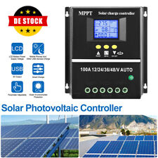 MPPT Laderegler 100A 12V-48V MPPT Solar PV Ladegerät Controller mit LCD Display