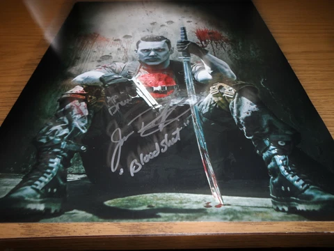 JASON DAVID FRANK BLOODSHOT signed/autographed 11x14 photo VALIANT UNIVERSE Cover