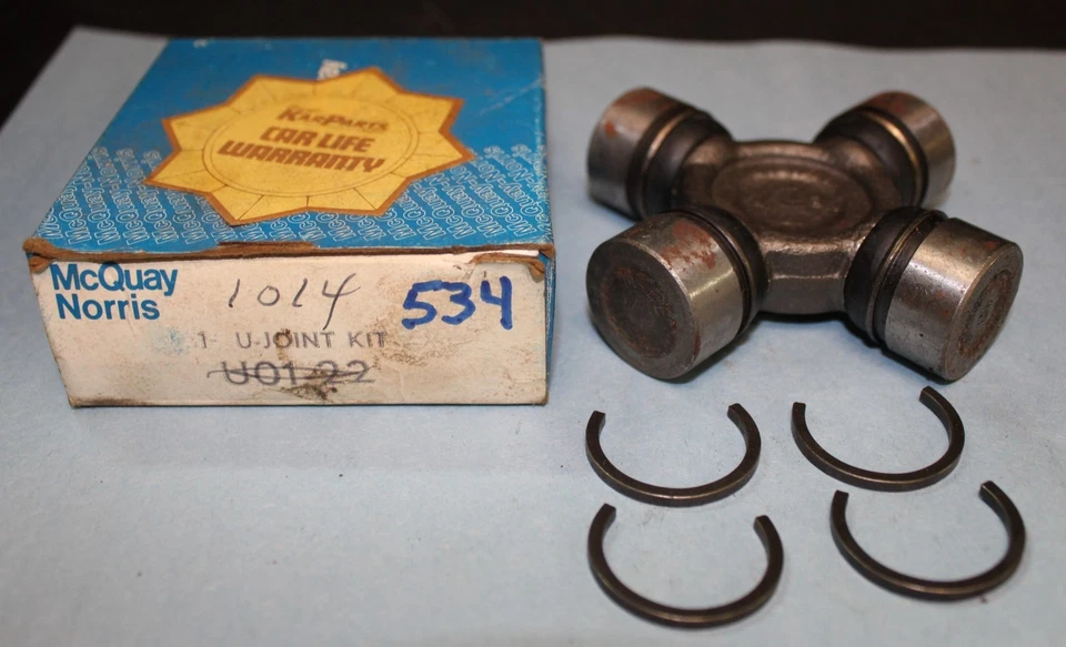 Coches GM (260) McQuay Norris Universal Joint 534 1955-1963 de colección NOS Foto 1 de 2