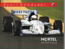 VINTAGE 8X11 RACING SCOTT GOODYEAR CARD