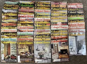 Vintage Colonial Homes Magazine Lot Of 68 1979-1994 Decor History Furniture - Picture 1 of 19