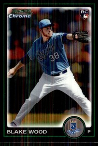 2010 Bowman Chrome Draft Blake Wood Rookie Kansas City Royals #BDP80