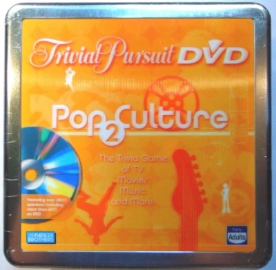Trivial Pursuit DVD Pop Culture 2 Board Game Parker Brothers 2007 New  - Image 1 of 2