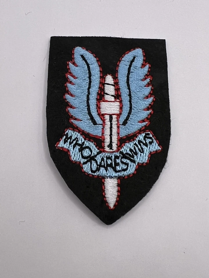 SAS Who Dares Wins TRF Special Air Service Machine Embroidered Patches SAS Badge - Image 1 of 1
