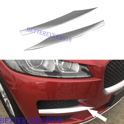 Cubierta de rejilla de malla de esquina delantera mate apta para Jaguar F-Pace 2017-2020 Foto 1 de 2