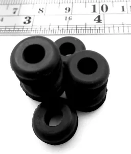 Ojal de goma de ajuste de orificio de 5/16" se adapta a panel de 1/16" de grosor, tiene identificación de 3/16", envío gratuito - Imagen 1 de 12