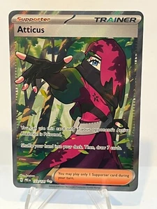 Atticus Full Art 133/131 Prismatic Evolutions Pokemon TCG Ultra Rare - Picture 1 of 2