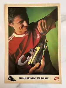 IAN RUSH LIVERPOOL NIKE AIR VINTAGE FOOTBALL BOOT UK 1-PAGE PRINT ADVERT - Picture 1 of 1