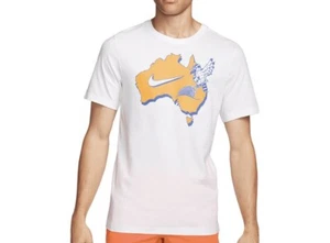 NWT New Nike 2024 Australian Open Kookaburra Racquet Tennis T-Shirt FQ4932-100 - Picture 1 of 4
