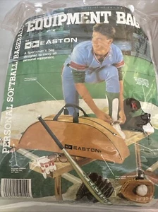 Easton Bat Equipment Baseball Softball Bag Red separate compartment for 34 inch - Picture 1 of 8