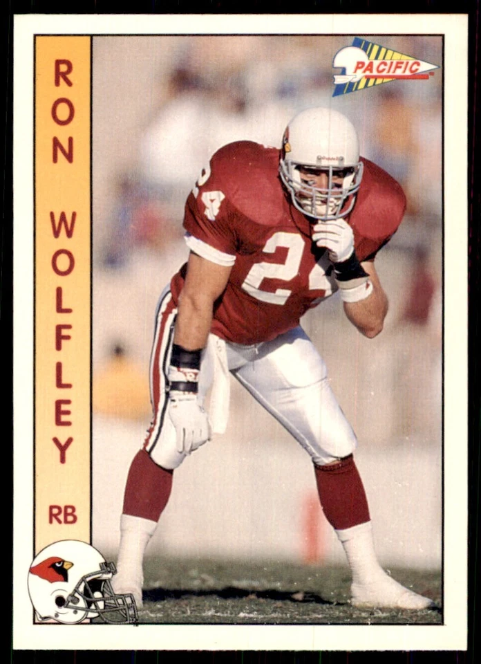 1992 Pacific Ron Wolfley Football Cards #250 - Image 1 of 2
