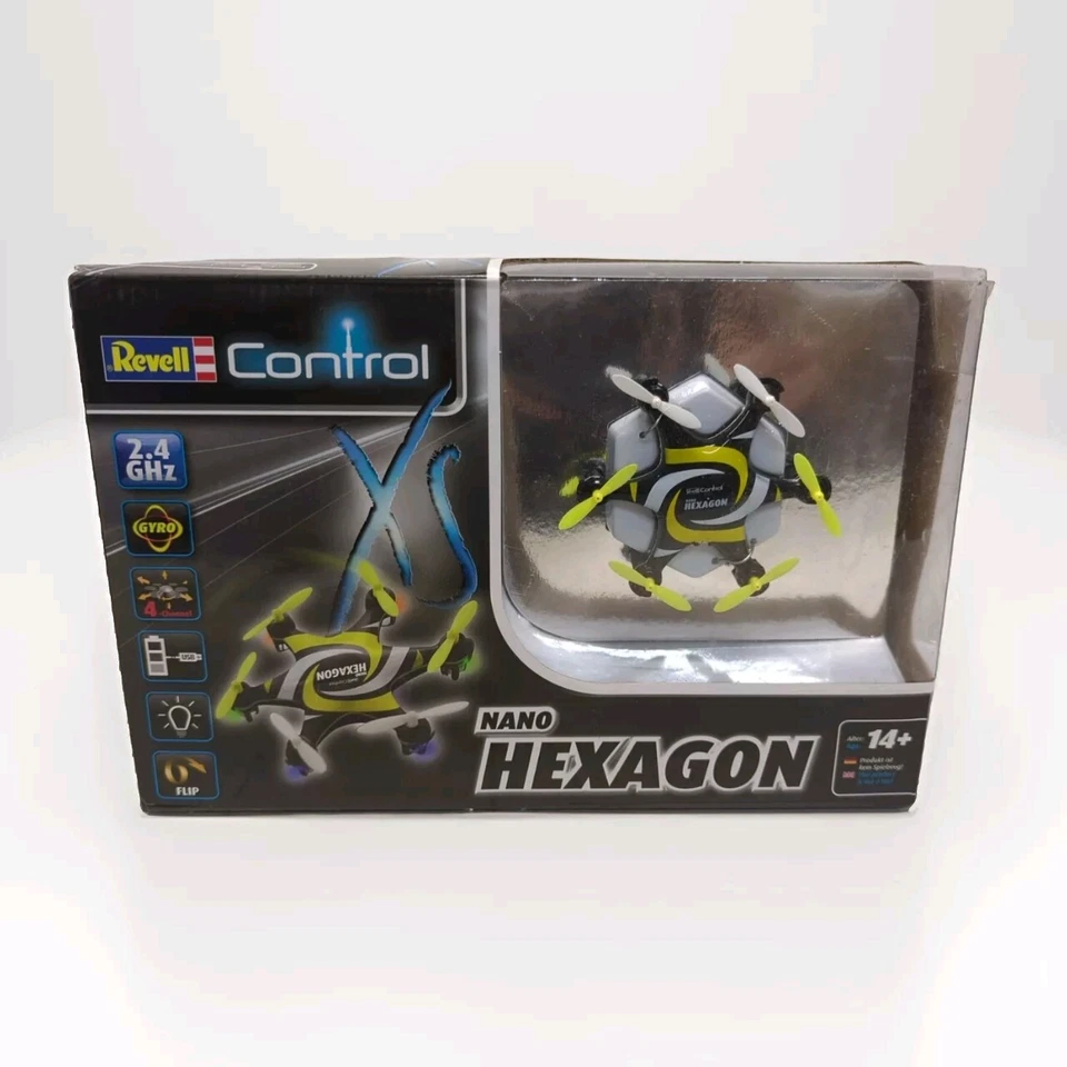 Revell Control - NANO Hexagon Flipping Multicopter Black - 4CH/RTF/GHz Open Box - Image 1 of 4