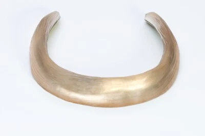 Alexis Bittar Wide Yellow Lucite Choker Necklace - Image 1 of 2