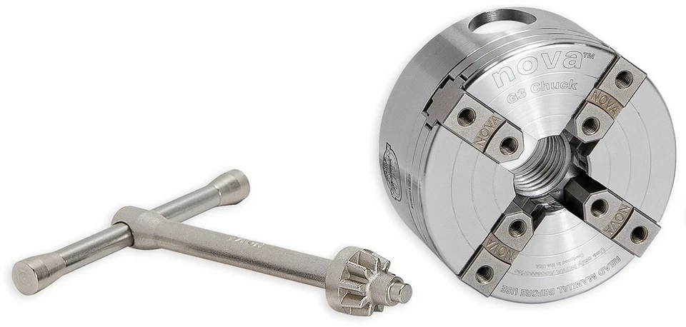 NOVA 48315 LITE G3 Direct Thread 1″-8TPI Companion Body Only Chuck - Image 1 of 1