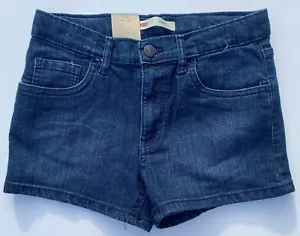 Levi's Youth Denim Shorts Adjustable Waistband with Stretch Ages 6 to 14 BNWT - Picture 1 of 6