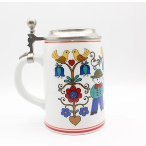 HOHR Rastal Grenzhausen Beer Stein Porcelain 20 fl oz Vintage 1976  - Picture 1 of 11