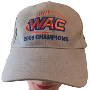 Boise State 2006 WAC Champions Cap Hat 5 Years Row Adjustable COACH PETE SIGNED! - Picture 1 of 15