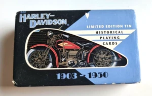 Harley Davidson Playing Cards Set 1903-1950 Historical Cards - Picture 1 of 5