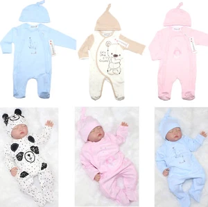 Overall ♥ Mütze ♥ Strampler ♥ Baumwolle ♥ Einteiler ♥ Junge ♥ Mädchen ♥ Unisex - Bild 1 von 13