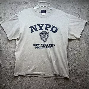NYPD Shirt Men’s Large Gray 2006 Official Licensed NYC Police 9/11 Memorial Tee - Picture 1 of 7