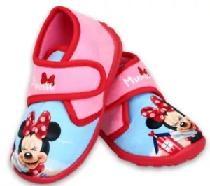 Minnie Maus Disney Hausschuhe Mädchen Kinder Schuhe Gr. 23 - 29 - Bild 1 von 3