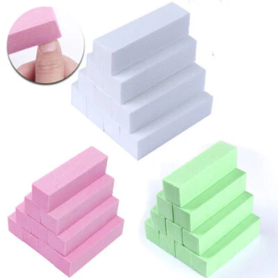 10Pcs Nail Art Buffing Buffer Block Files Acrylic Pedicure Sanding Manicure Tips - Image 1 of 4