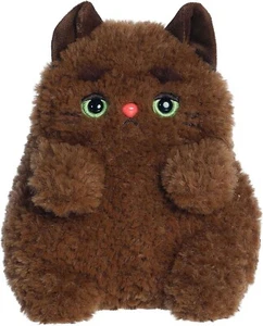 Aurora Playful Mewmews #34323 Plush Toy Beans Brown Cat 8 Inches NWT - Picture 1 of 5
