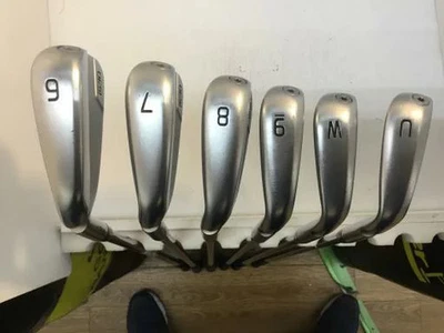Ping i530 lefty Iron Set 6-9,Ｗ,Uw 6pc Flex Stiff N.S.PRO MODUS3 TOUR 105 Steel - Image 1 of 4