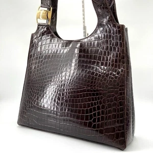 Auténtico bolso de hombro Salvatore Ferragamo Vara cuero marrón - Imagen 1 de 24