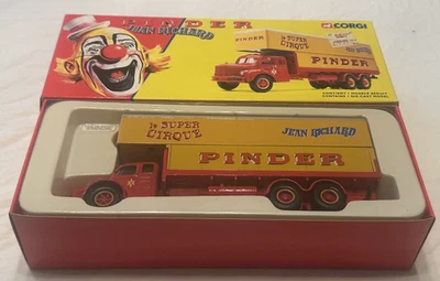 Corgi 73301 Pinder Jean Richard Circus Berliet GLR8 Fourgon Lorry Cupicine  Vtg - Image 1 of 4