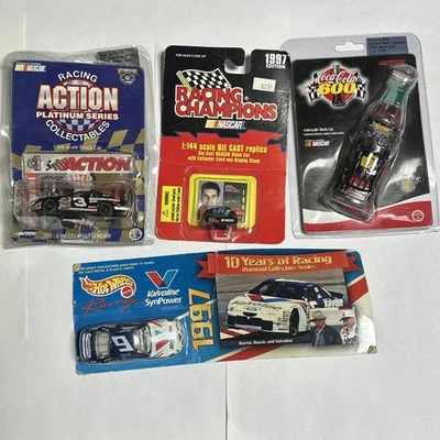 Lote de 3 Hot Wheels de colección NASCAR sellado fundido a presión Dale Earnhardt Jeff Gordon Roush Foto 1 de 4