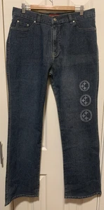 Roxbory Jeans New Style Womens Wide Leg Blue Denim Jeans - Size 40 - BNWT - Picture 1 of 11
