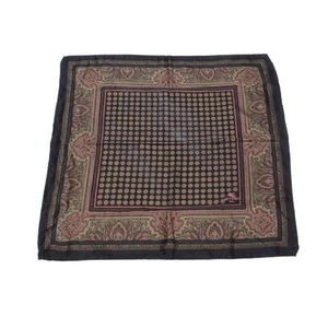 Etro Pocket Chief Mini Scarf Silk 100% Unisex Damage Details Wrinkled on 9d9035 - Picture 1 of 6