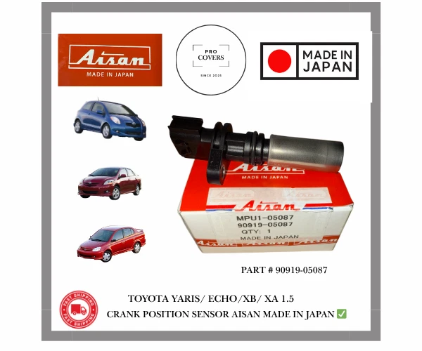 SENSOR DE MANIVELA JAPÓN TOYOTA YARIS ECO XA XB 1,5 L 90919-05087 AISAN OEM 1NZ-FE Foto 1 de 1