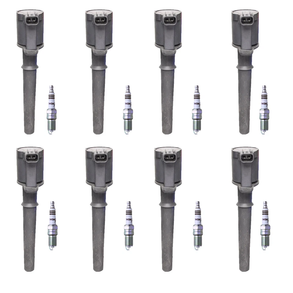 Kit de bujías de iridio Denso 8 bobina de encendido 8 NGK para GT Mustang V8 Foto 1 de 1