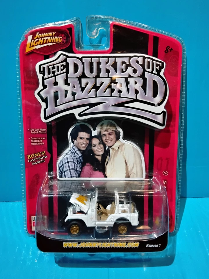 2006 JOHNNY LIGHTNING JEEP CJ-5 #618 WHITE THE DUKES OF HAZZARD LIMITED EDITION - Image 1 of 4