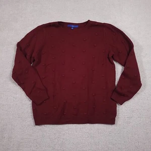 Apt. 9 Sweater Women's Large Burgundy Long Sleeve Crewneck - Picture 1 of 10