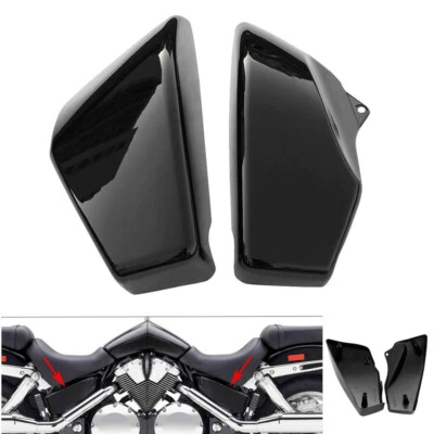 Black ABS Battery Side Cover For Honda VTX 1800 VTX1800 R/S/N/F/T 2002-2008 - Image 1 of 4