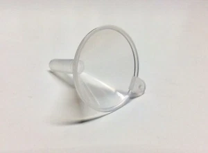 3 Pack Mini Plastic Funnel 1.5”x1.23”x.17” Transfer Liquid Dry Goods Spices Gold - Picture 1 of 3