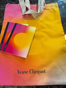 Authentische Veuve Clic"" VCP 250 JAHRE SOLARE KULTUR TASCHE TASCHE MIT 2 NOTEBOOKS - Bild 1 von 16
