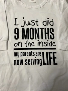 4 PCS 3-6 MONTHS Baby Girl OR Boy Outfits Clothes BODY SUIT CUTE SAYING & TRUE - Picture 1 of 2