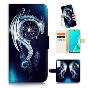 ( For Vivo Y22s ) Wallet Flip Case Cover AJ24517 Dream Catcher Dragon - Photo 1 sur 7