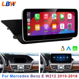 10.25'' Linux Screen Carplay Radio Navigation For Benz E W212 2010-16 NTG4/4.5/5 - Picture 1 of 12