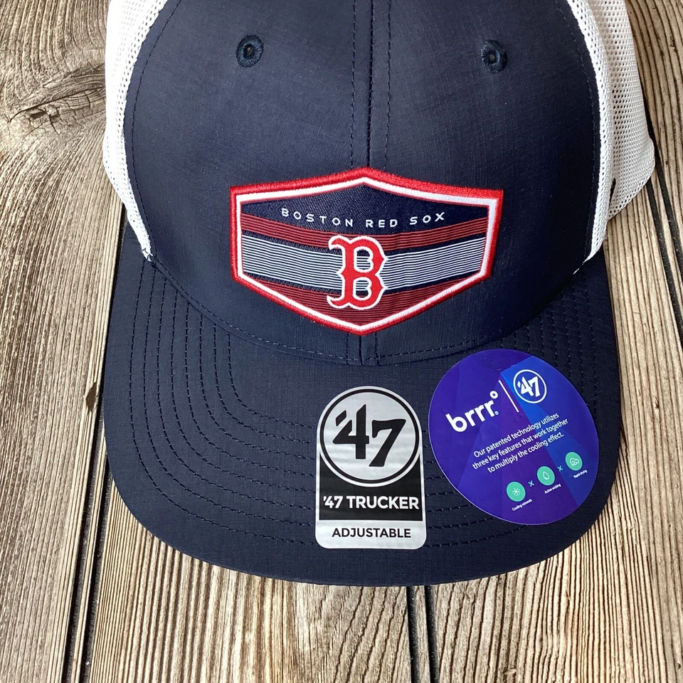Boston Red Sox '47 Brand Navy Blue Trucker Adjustable Hat
