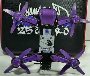 Vortex 250 Pro by ImmersionRC 5 Piece Skid Plate Set 3D Printed PURPLE - Picture 1 of 10